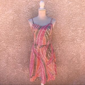 Gap Multi-Color Palm Sun Dress